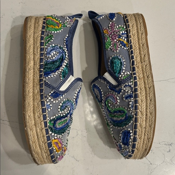 Sam Edelman Carrin Embroidered Paisley Espadrilles - Picture 6 of 10